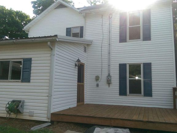 Backyard view, back of house