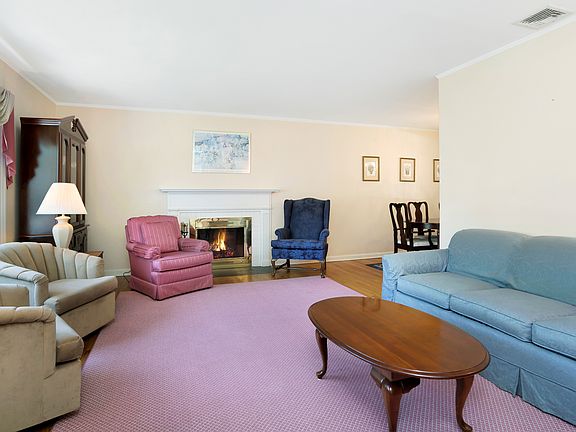 Formal Living Room with Fireplace