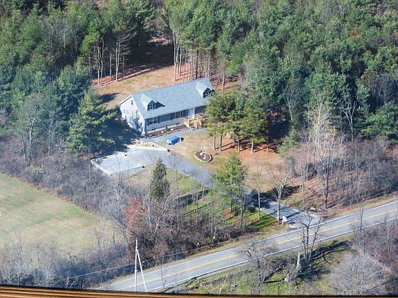 From Above - nestled in pines