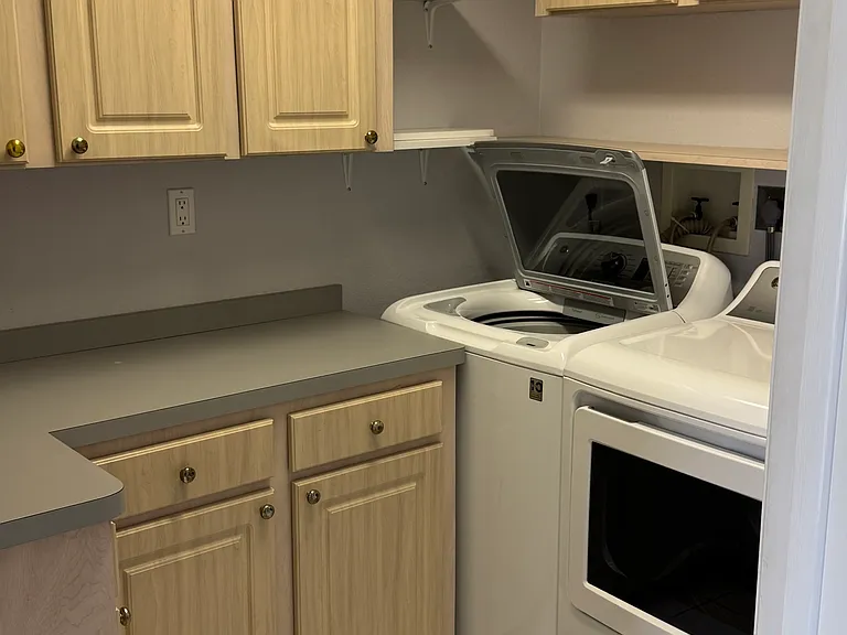 Laundry off of foyer