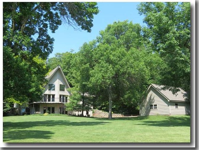 fornt of home and garage