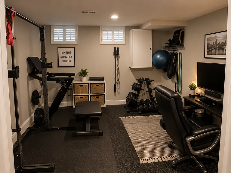 Basement Bedroom/Office