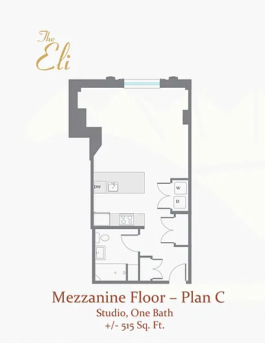 Floor plan Mezzanine C