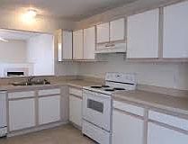 kitchen with lookthrough