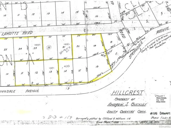 Lot #22 Lamotte Road, Coventry, CT 06238