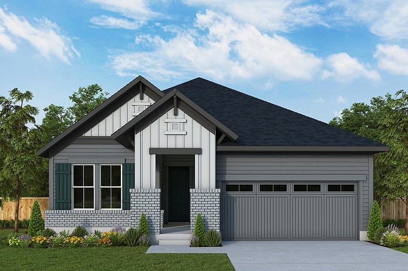 Courtland Plan, Woodforest - Kingsley Square 50' Homesites