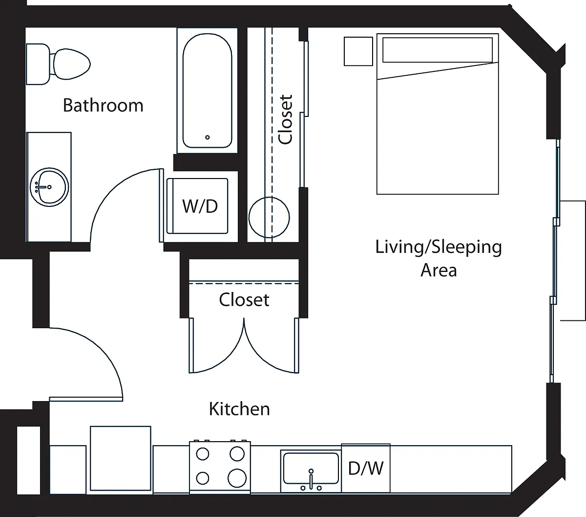 Floor plan Glade F1