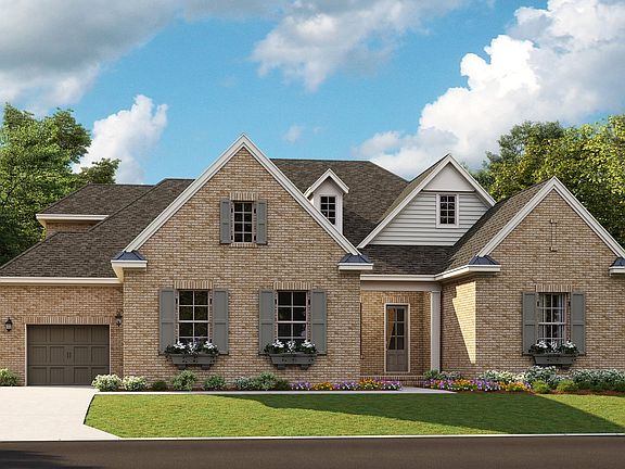 Santa Fe - English Cottage 3-Car Side Load Garage Note Renderings may show optional features
