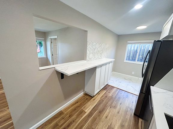 Bar top/ dining area in Kitchen