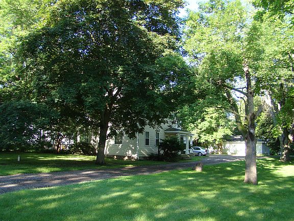 Across the large lawn