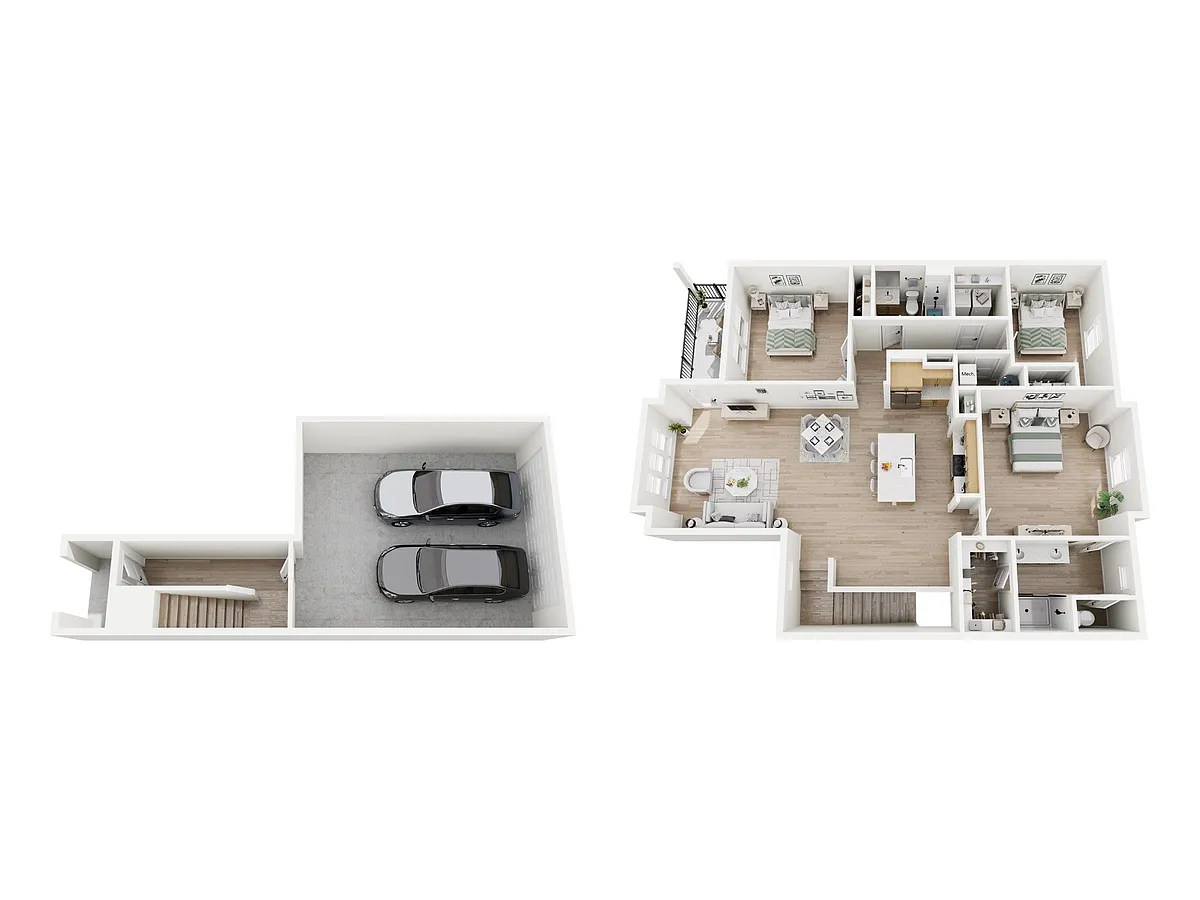 Floor plan Thompson