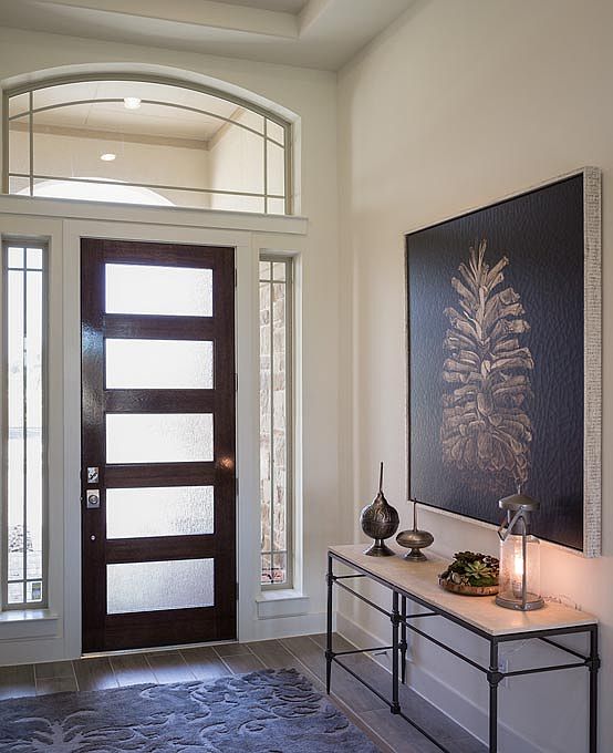 Fulshear Run Soave Model Home Plan Foyer