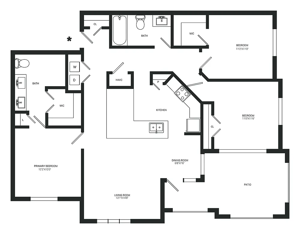 Floor plan C1