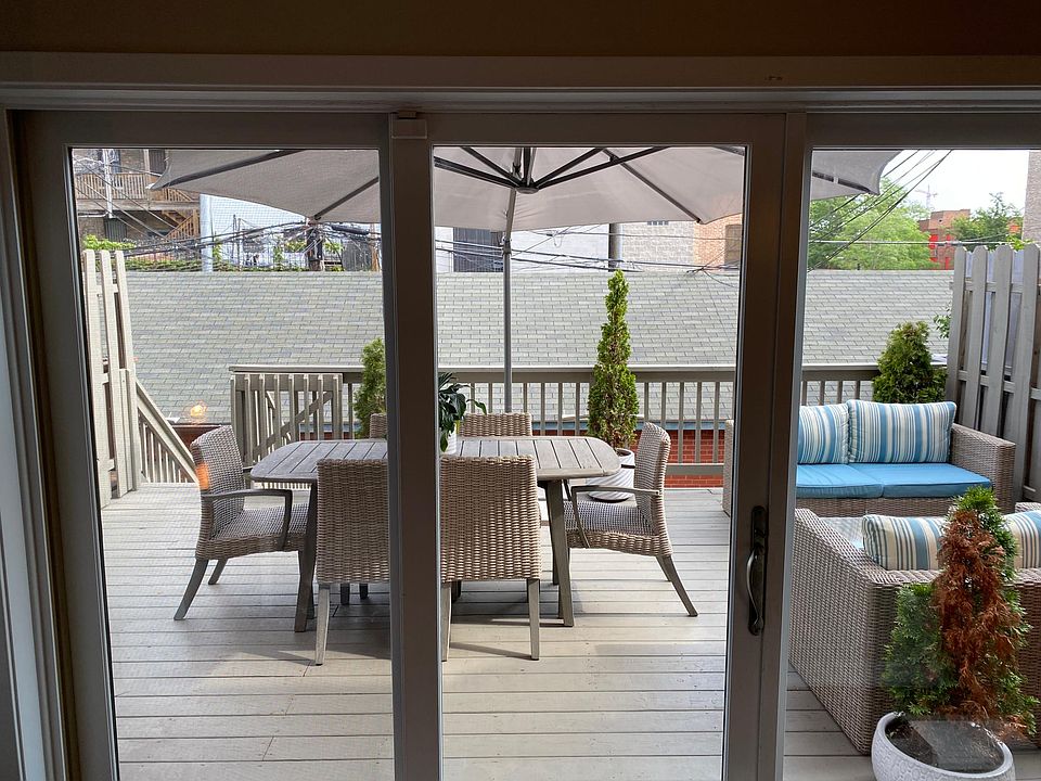 Deck off kitchen