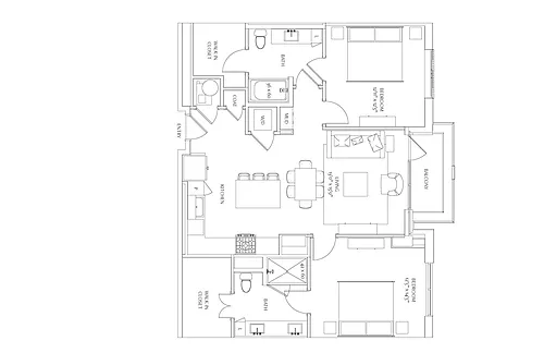 Floor plan B7T