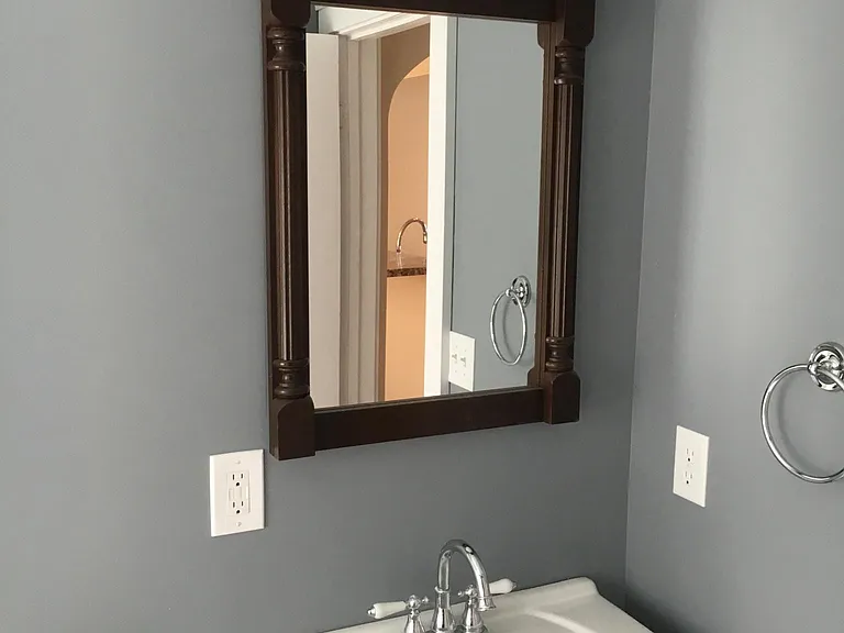 Brand new plumbing, paint and bathroom sink/cabinet, and lig