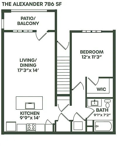 Floor plan The Alexander
