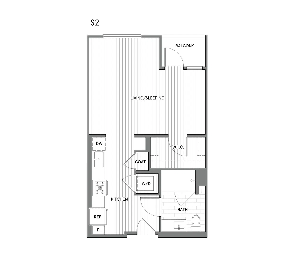 Floor plan Studio