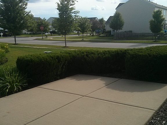 Large patio