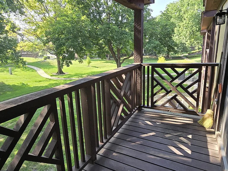 Private 2nd floor deck