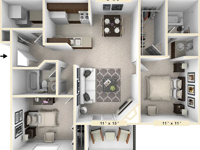Polo Run Apartments — Photo 66
