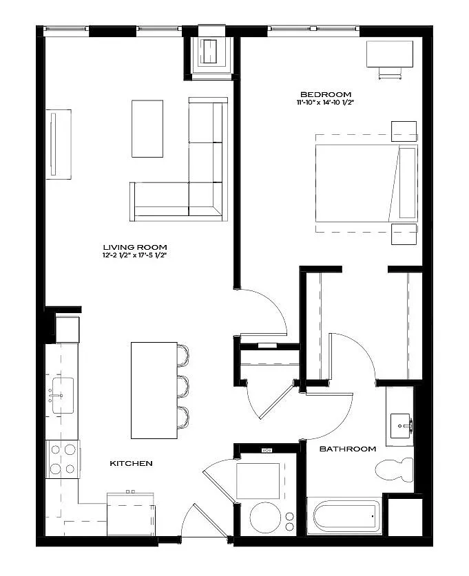 Floor plan A1e