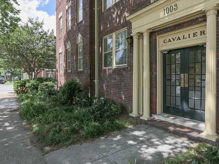View of the front door