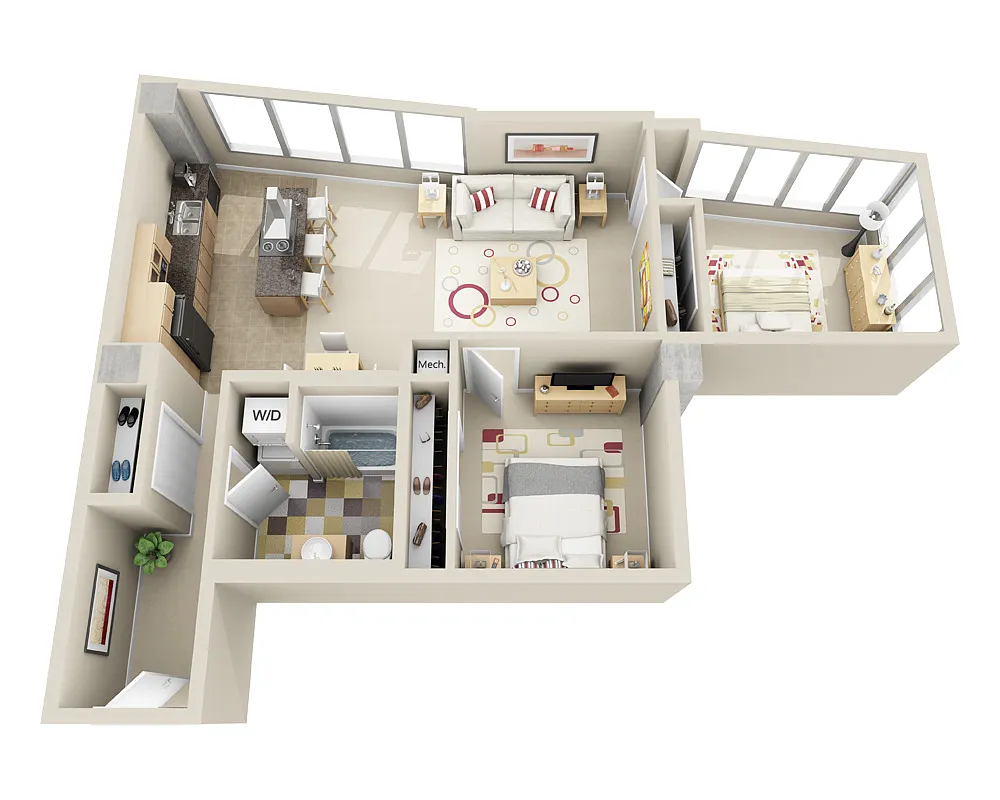 Floor plan Highrise A1UD
