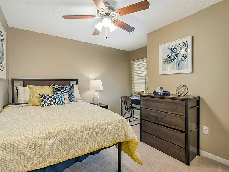 Bedrooms with Ceiling Fan and Light Kit