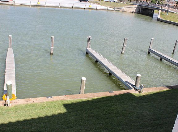 You have your own boat slip