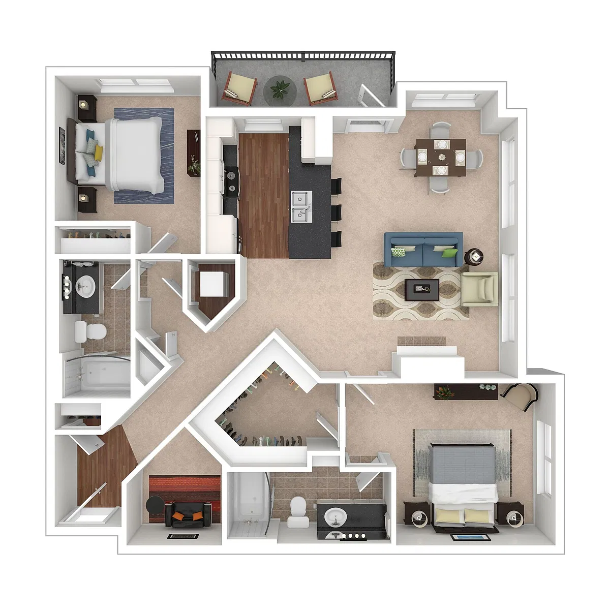 Floor plan B6