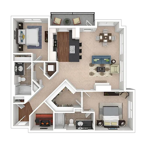 Floor plan B6