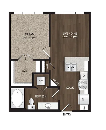 Floor plan A13