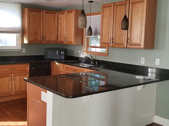 Kitchen (door on very right leads to the back deck).