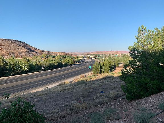 looking east from lot