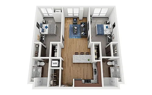 Floor plan B3
