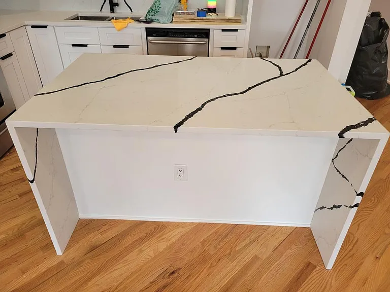 quartz bar/island