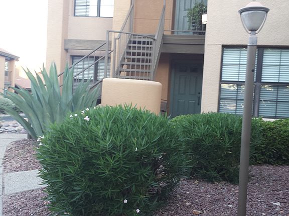 Front of condo facing east