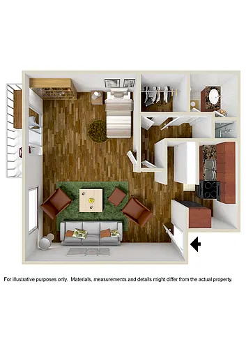 Floor plan Single - Affordable Housing