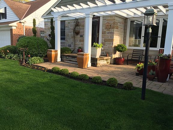 Front Pergola and Patio
