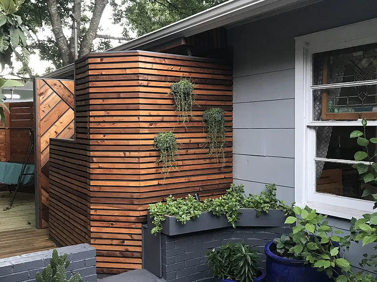 Outdoor shower