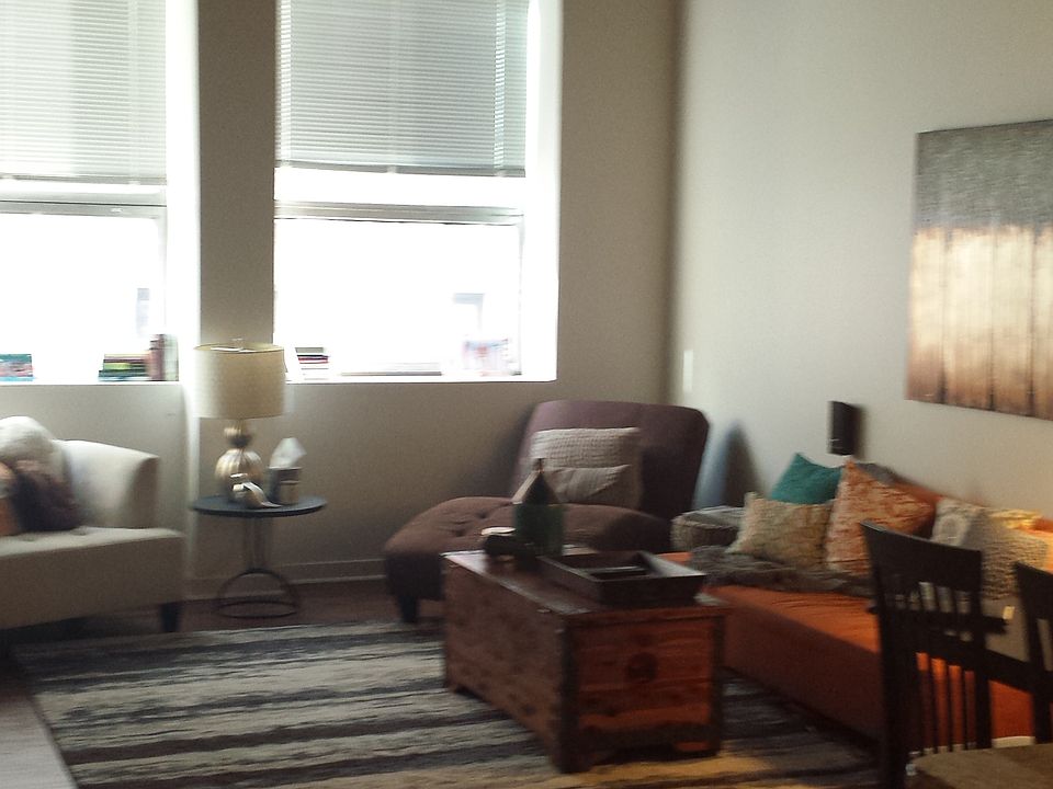 Large, open dining and living room