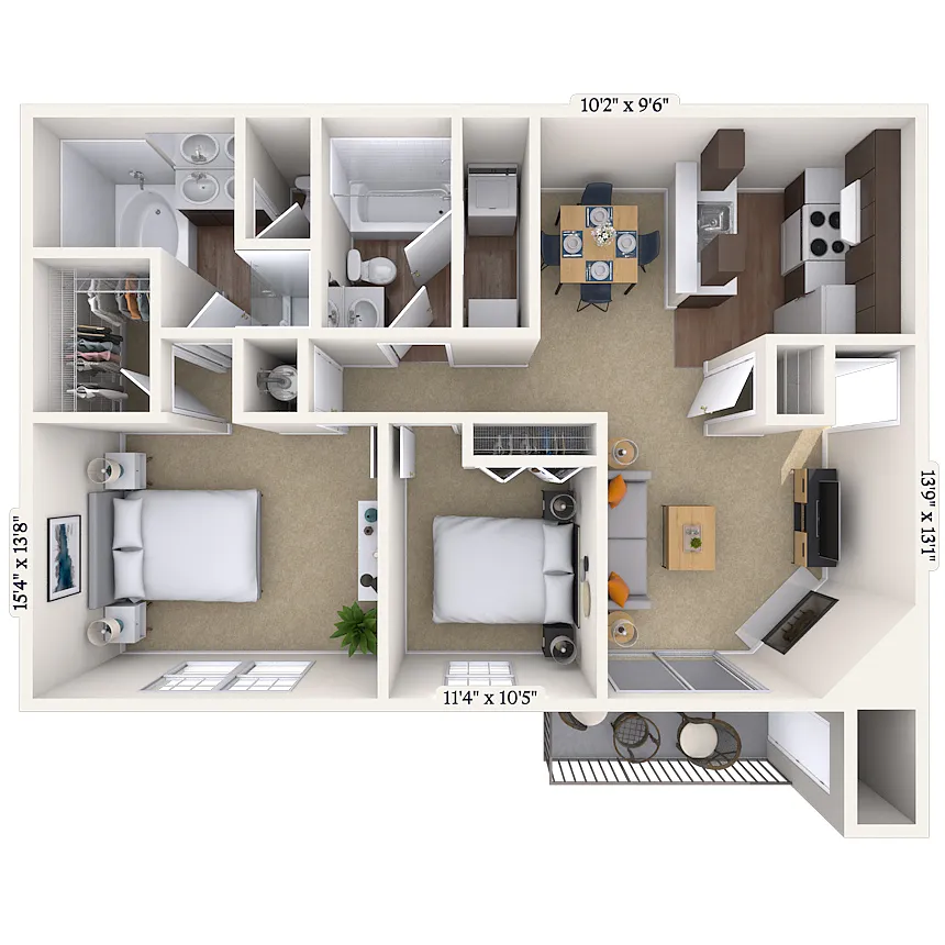 Floor plan The Woodward