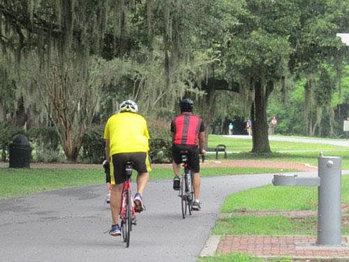 Ride your bike, jog, or walk the dog on the West Orange Trail, which runs through the neighborhood!