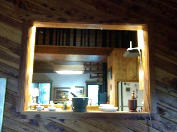 View from Great room into kitchen. 