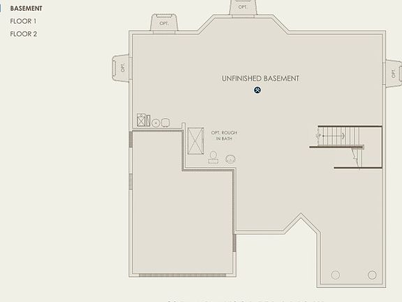 Castleton Floor Plan, Quick Move-In Home, Basement