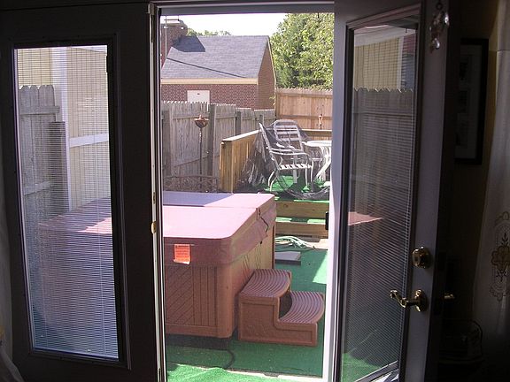 View from within great room!