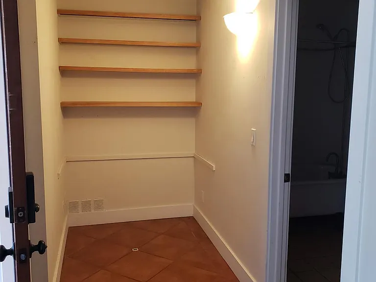 Large walk-in closet area