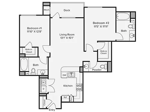 Floor plan B12
