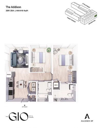 Floor plan THE ADDISON
